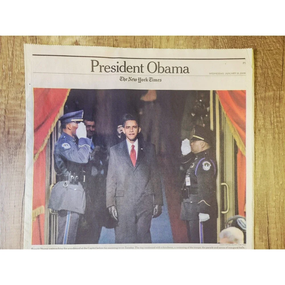 2009 Jan 21: President OBAMA Inauguration Day Special - NY Times New York